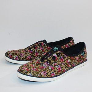 KEDS Leopard and Floral Laceless Sneaker 7